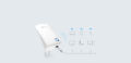 TP Link TL-WA850RE 300Mbps Wi-Fi Range Extender. 