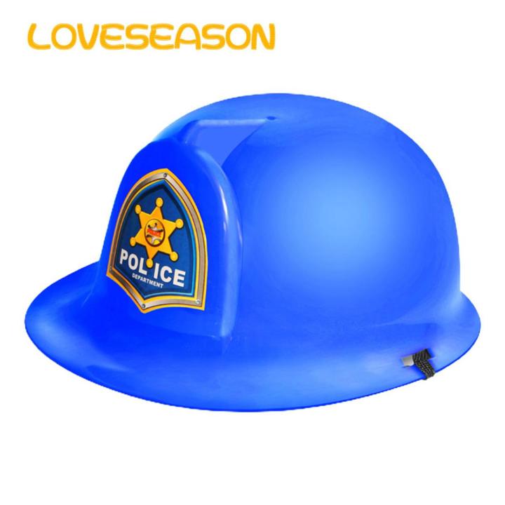 Fireman Helmet Fireman Hat Toy Ultralight Durable Bright Color Firefighter Helmet for Kids Role Play Educational Fireman Helmet Fireman Role Play Toy
