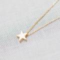 World Wide Gold Star Necklace Pendant for Girls & Women. 