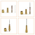 Sewing Awl Needles, Sewing Awl, 3 Needles Repairing Leather Bags Shoes for Sewing. 