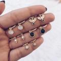 Small Gold Hoop Earrings for Women Evil Eye Huggie Earring Star Earrings Gift For Women Black Hoops Earrings Jewelry. 