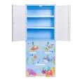 Hanging wardrobes / draws of plastic fiber for kids. 