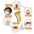 Semi Mixer Egg Beater Manual Self Turning Stainless Steel Whisk Hand Blender Egg Cream, Easy flow blender 5x faster. 