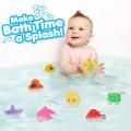 4/6/11 Pcs - Soft Rubber Baby Cute Animals Bath Toys Set - Whistle Water Animal Floating Toy For Kids Boys and Girls - Swimming Float Squeeze Sound Kids Wash Play Funny Gift. 