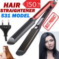 Best Hair Straightener 531 Ceramic Electric Professional Straighteners – Original Flat iron Hair styling tool – Genuine Beauty Set Rod for Women - 30 Seconds Fast Heat-up - Electric Straightening Machine - Maximum Temperature 220C. 