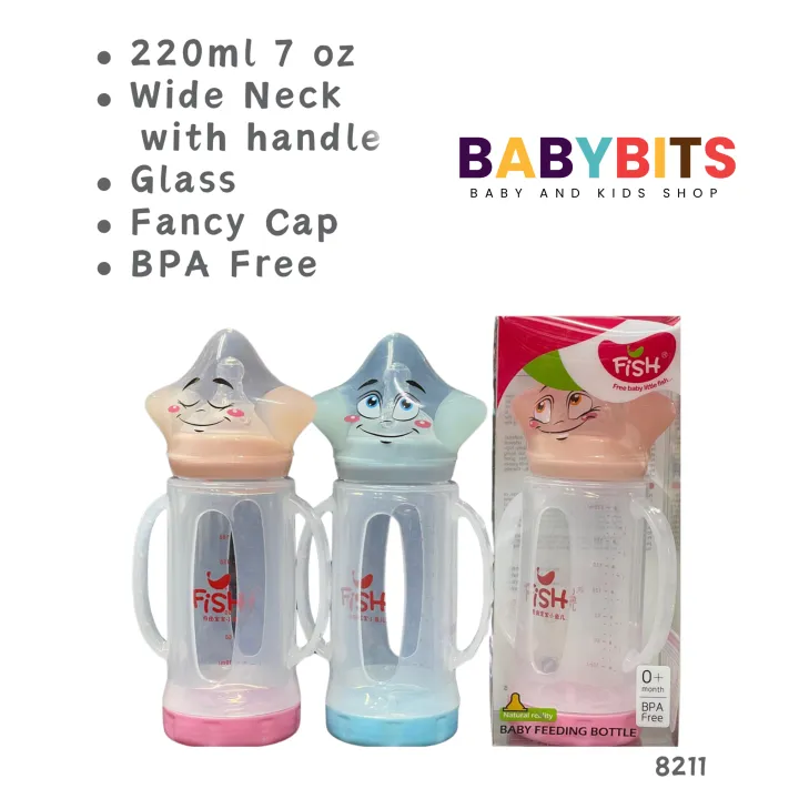 8211%20Fish%20220ml%207oz%20Baby%20Glass%20Feeders%20Bottle%20Wide%20Neck%20Teat%20Imported%20With%20Cover%20Baby%20Glass%20Feeder%20Bottle%20for%20Kids%20-%20Image%202