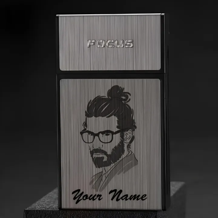FOCUS%20Cigarette%20Case%20ABS%20Plastic%2020pcs%20Cigarette%20Capacity%20Cigarette%20Box%20Smoking%20Accessary%20And%20card%20box%20Gift%20for%20Men%20-%20Image%202