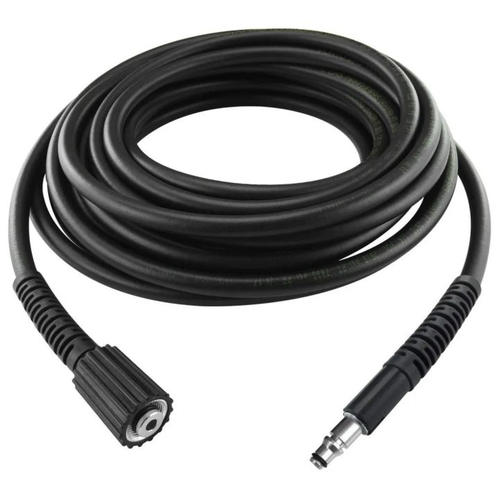 Pressure Hose for SAMCO, Black n Decker PW1600 PW1700 Pressure Washers - 5 meter with 1 end Quick Connect 1 end M22 Threaded - for some Total, Ingco, Emtop, AR, etc.