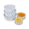 Reoona Kitchen Storage Bowl Set 5 PCS - White Color Reeona Best Bowl.. 