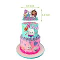 Gabby Dollhouse Party Decorations Balloons Cat Theme Set Supply Happy Birthday Decor Gabbys Doll house Figure Toys for Children. 