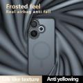 for Magsafe Shockproof Acrylic Phone Case for Redmi Turbo 3 Note 13 Pro 4G 5G POCO X6 Pro F6 M6 Magnetic Hard Bumper Matte Cover. 