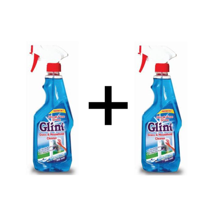 Pack of 2 - Glass and Household Cleaner Spray Glint - 500ML
