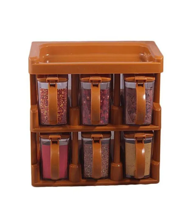 Chef%202-Tier%20Spice%20Rack%20With%206%20Spice%20Jars%20-%20Image%203
