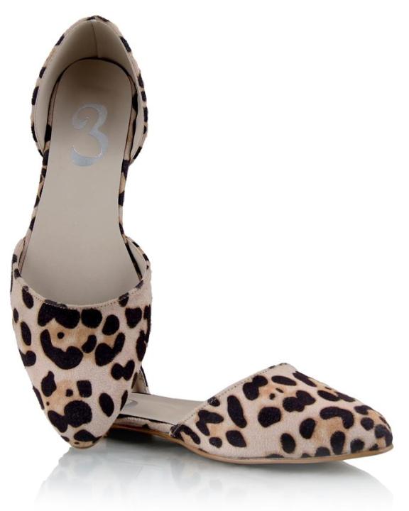 Beige%20And%20Black%20Suede%20Pump%20Flats%20For%20Women%20-%20Image%207