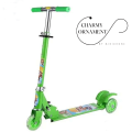 Foldable Kids Scooty – 3 Black Wheel Scooty for Kids | Scooty Bike for Girls & Boys with Flashing Wheels & Adjustable Height | Scooty for Girls & Kids. 