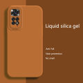 Olige Case For Redmi Note 11 11s Liquid Silicone Matte Shockproof Lens Protector Soft Phone Case Back Cover. 