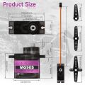 MG90S 9G Micro Servo Motor Metal Geared Motor Kit for RC Car Robot Helicopter, Mini Servos for Arduino Project. 