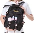 BTS girls bag High Quality Imported Multi-Functiona School and College nylon Girls Backpack 2024 fresh imported design. 