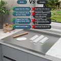 THE ONLY FOOD GRADE pure stainless steel cutting board/chopping board/CounterTop. No Microplastic. No Smell, Stainless steel chopping board,steel cutting board, Chopping Board, Kitchen Utensils, cutting board large size, cutting board steel, cutting board. 