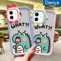 dienya Case For Huawei Mate 40 Pro Cartoon Cute Dinosaurs Pattern Fashion Camera Bow-Knot Monster Phones With Silicone Transparent Shockproof Protection Phone Cover. 