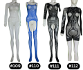 Full Body Ladies Body Stockings for Women Stretchable in Free Size Black Stockings. 