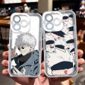 Phone Case For Infinix Hot 20 20S 20I 10S 10 Play 12 Pro Note 10 Pro Casing Angel Eyes Jujutsu Kaisen Soft Clear Japan Anime Square Shockproof Silicone Camera Protective TPU. 