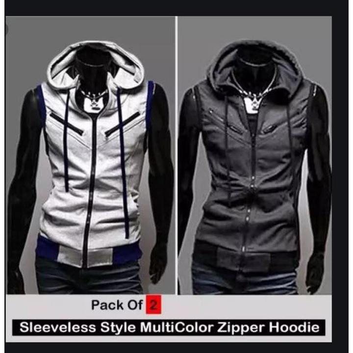 BRANDED Pack Of 2 Jaquata Hoodies for men, hoodie, sweatshirt, custom hoodies, Sleeveless Hoodie, hoodie jacket, boys hoodies