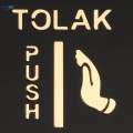 Doors Push Pull Signs Symbol Door Sign for Indoor Outdoor Shop Bars. 