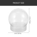Globe Snow Water Globes Diy Plastic Jar Dome Clear Flower Kit Cover Empty Fillable Display Favor Preserved Kids Your. 