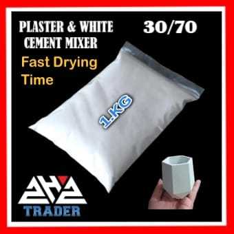 1KG White Cement & Plaster of Paris 30/70 Ratio