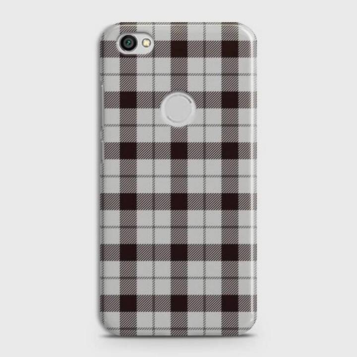Xiaomi Redmi Note 5A Prime Cover - SkinLee HQ Hard Case - Check Pattern White - SKINLEE-297-1-215-120