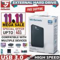 USB 3.0 Portable External Hard Drive 1TB 1000GB 750GB 640GB 500GB 320GB 250GB 160GB 120GB 80GB Portable Hard Disk. 