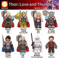 Single Sale Marvel Building Blocks Figures Thor Jane Foster Star Lord  Beta Ray Bill Gol the Godslayer Minifigure Building Bricks For Children Toys WM6146. 