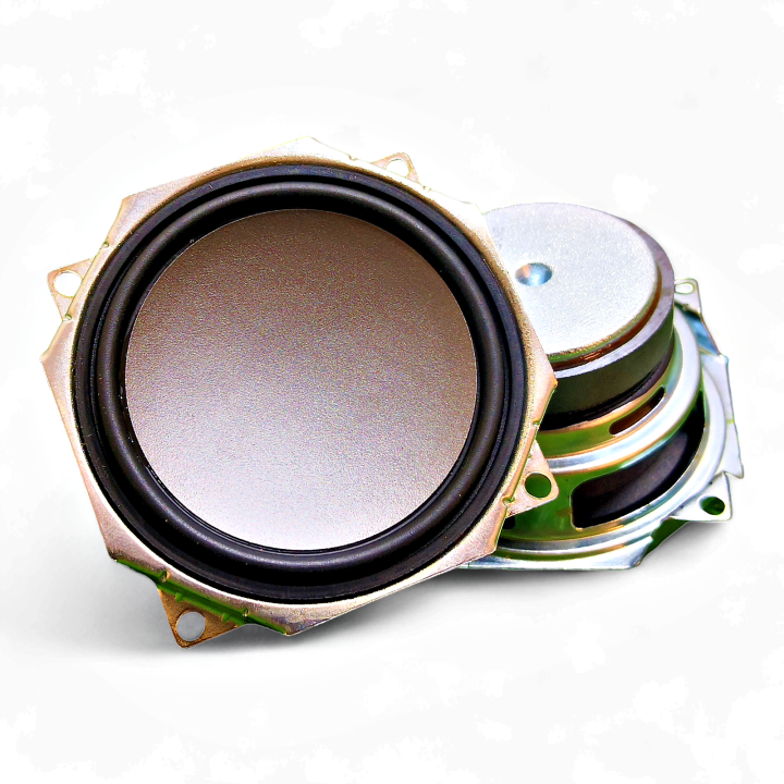 Woofer Speakers 2pcs by LG 2.5" 4 ohm 25W for DIY Portable Bluetooth Speakers, Surround Speaker Soundbar Projects