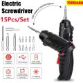 Exort Power Tools Screwdriver Set Bit Set 3.6V Cordless Electric Screwdriver Home Tools With Built-in Lithium Battery. 
