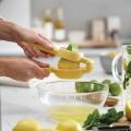 Manual Lemon Squeezer Dual-Action Citrus Press Hand Fruit Juicer Lime Squeezer Bowl Hand Press Kitchen Tool Manual Citrus Juicer. 