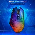 DIY Matte Mouse Sticker for Logitech G502 HERO Colorful PVC Frosted Texture Mouse Feet Film Mice Protective Cover for G502 HERO. 