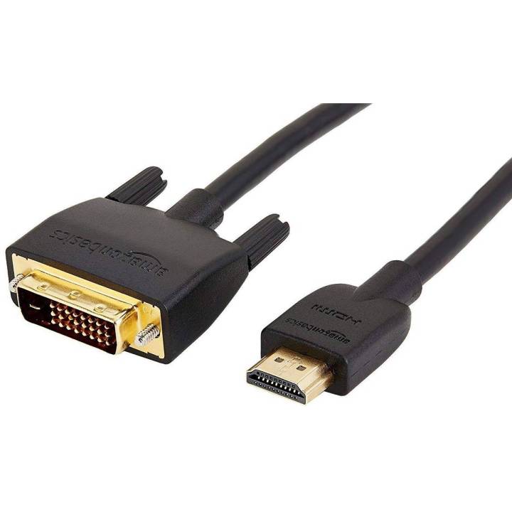 AmazonBasics HL-007348 HDMI to DVI Output Adapter Cable - 10 Feet 6"