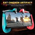 AK66 Mobile Game Controller 5 in 1 Joystick with Trigger for PUBG Black Fits 4.6 to 7.5 Inch Phones. 