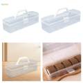 Box Portable Bakery Packaging Box Rectangular Cake Storage Container for 30cmx8.5cmx8cm. 