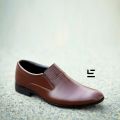 LIGHT EVERY Formal shoes Brown for men & boys. Dress shoes new designs synthetic leather shoes. Embossing design quality shoes.. 