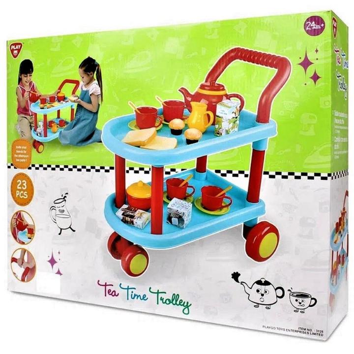 PLAYGO: TEA TIME TROLLEY (3128)