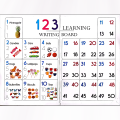 Whiteboard Notebook for Kids - Set of 4- Tracing and Writing Activity - Reusable Premium Quality for Early Learner -. 
