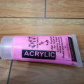 Acrylic Color 85 Gm - 60 ML/ Pink / Acrylic Color / Acrylic Paint /  Big Tube / Acrylic Color Art # SS-AC85Gm-60ML - Pink. 