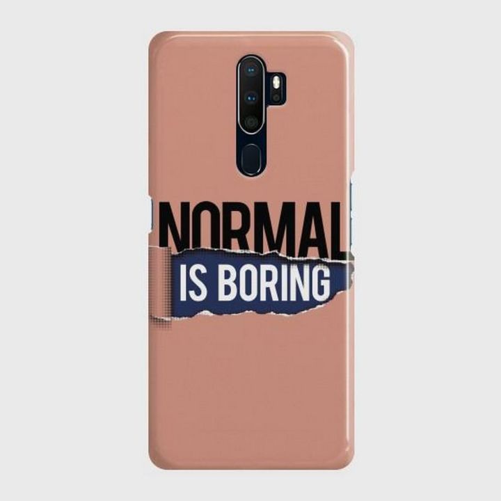 Oppo A9 2020 Cover - SkinLee HQ Hard Case - Normal Is Boring - SKINLEE-588-1-520-382