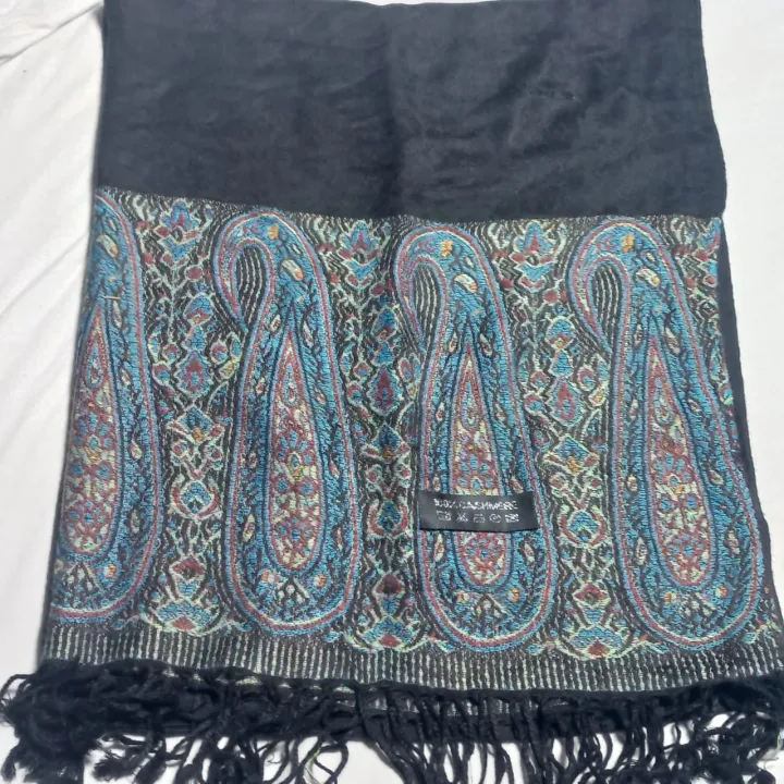 Women's%20Faux%20Pashmina%20Wool%20Jamawar%20Shawl,%20Luxury%20Kashmiri%20Pashmina%20Shawls,%20Stoles%20and%20Wraps%20(Size:%2027X180%20Inches)%20-%20Image%203