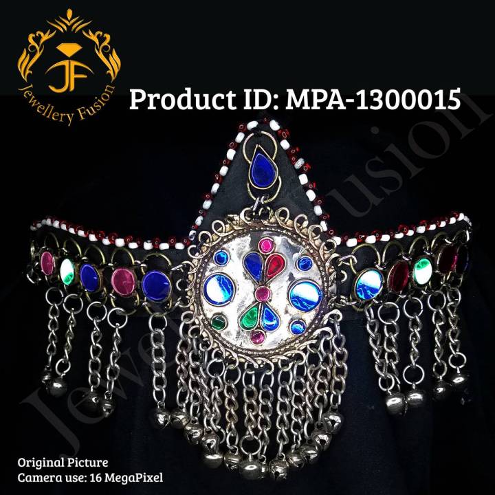 Matha Patti - Matha Pati - MathaPati  - Afghani / Turkish Style Head Piece  - Head Piece - (Matha Pati for young and elder) (Code : MPA-1300015)
