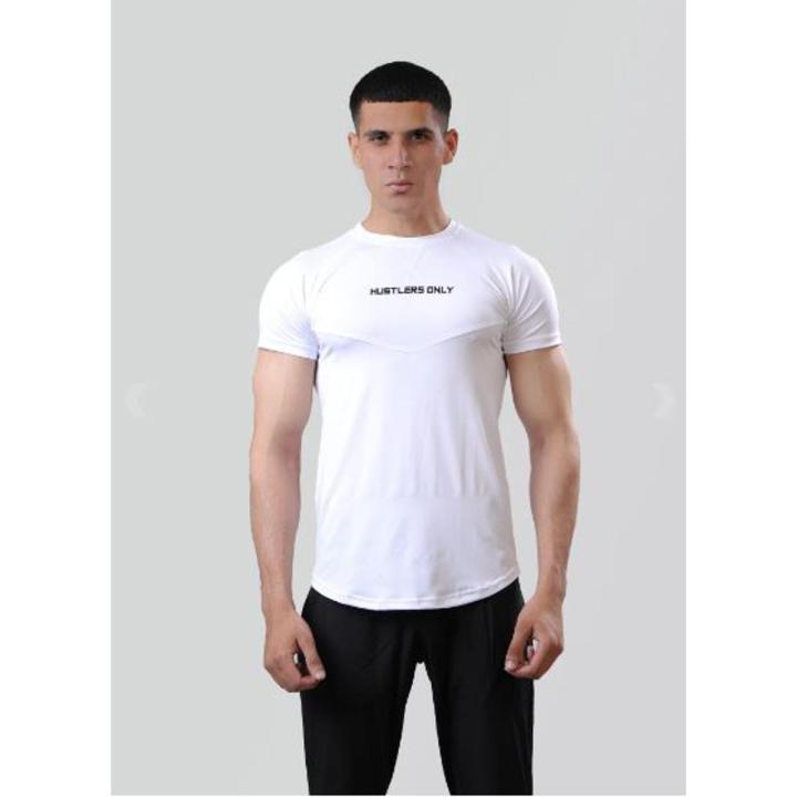 T-Shirt for Men ideal for Gym and Workout - White