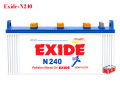 Exide Battery N240 - 12 Volt - 27 Plates 180-AH/ Deep Cycle Heavy Duty 12 Volts Recommended For, Ups Inverter and Solar Battery. 