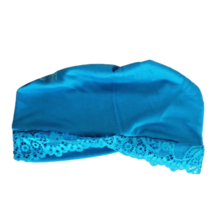 Turkish Style Inner Hijab/ Niqab Cap with Lace